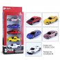 5Pcs 1/64 Mini Diecast Alloy Model Car Toys Kids Pocket Small Metal Sports Car Toys