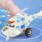 4PCS/Set Helicopter Toys Pull Back Children Plane Dolls Kids Plastic Random Aircraft