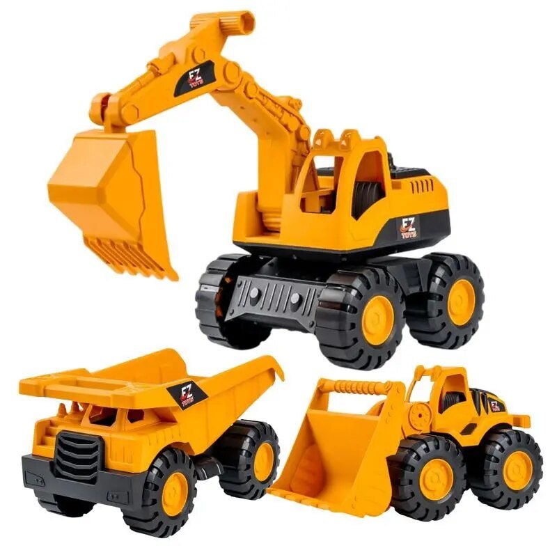 Exquisite Engineering Excavator Toy Fun Bulldozer Tractor Dump Truck