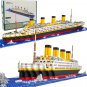 Titanic Micro Mini Building Blocks Set, 1860Pcs Titanic Toy Ship Model Building Brick
