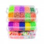 Rubber Bands DIY Weaving Tool Box Creative Set Elastic Silicone Bracelet Kit Kids Toys