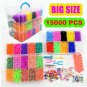 Rubber Bands DIY Weaving Tool Box Creative Set Elastic Silicone Bracelet Kit Kids Toys