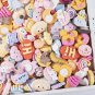 10pcs Cute 3D Water Cup Stickers Cartoon Water Bottle Stickers DIY Party Favor Resin Accessories