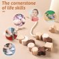 Creative DIY Stringing Toys for Girls and Boys Wooden Hand Beading for Kids Children's