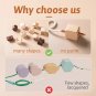 Creative DIY Stringing Toys for Girls and Boys Wooden Hand Beading for Kids Children's