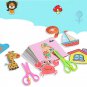 96 Pcs/Set Cartoon Color Paper Cutting Toys DIY Kids Craft Animal Handcraft Paper
