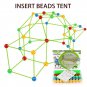 Construction Fort Building Castles Tunnels Tents 3D Magination Cultivation Play House Assemble Toys