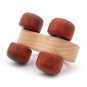 Baby Dog/Horse Shape Ecofriendly Wooden Car Infant Cartoon Animal Puzzle Toys