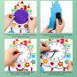 Baby DIY Clock Toys Montessori Arts Crafts Hour Minute Second Children Cognition Clocks Toys