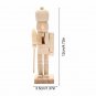 Christmas Nutcrackers Figures 12cm/5inch Unfinished Figurines Christmas Ornament White Blank