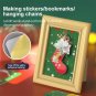 DIY Christmas Decoration Card Handmake Hanging Christmas Claus Decoration Card Card
