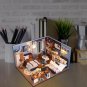 Doll House Kit Wood Dollhouse Kit Reusable Mini Dollhouse Toys