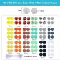 DIY Silicone Beads for Bracelet Making Purse Pendant DIY Crafts Making
