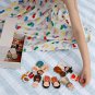 10Pcs Catholic Saints Wooden Magnet Set Wood Stacking Dolls Wooden Magnet