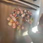 10Pcs Catholic Saints Wooden Magnet Set Wood Stacking Dolls Wooden Magnet