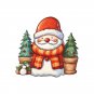 50pcs Christmas Series Kids Handmade DIY Decorative Stickers Toy Cartoon