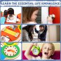 Montessori Busy Board for Toddlers 9 Activities Wooden Sensory Travel Toy