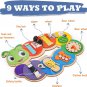 Montessori Busy Board for Toddlers 9 Activities Wooden Sensory Travel Toy