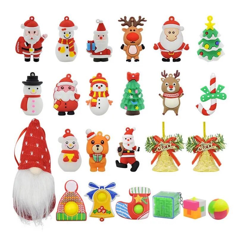 Fidget Toys 24 Days Blind Box Christmas Advent Calendar Pack