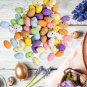 100pcs Easter Eggs DIY Speckled Foam Eggs Easter Party Decor Colorful Chick Eggs