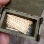 Ammunition box toothpick box, retro toothpick box, military style toothpick box