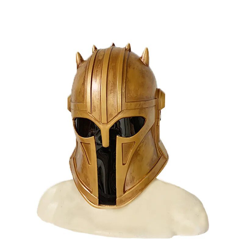 DISNEY Star Wars Mandalorian The Armorer Cosplay PVC Mask Helmet Halloween Party