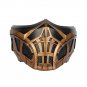 Takerlama Game Mortal Kombat Masks SCORPION Mask Half Face Resin Mask Halloween Party