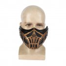 Takerlama Game Mortal Kombat Masks SCORPION Mask Half Face Resin Mask Halloween Party