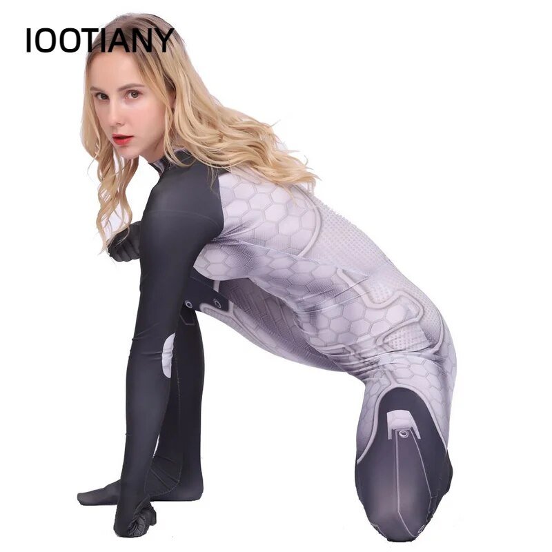 Game Mass Effect Miranda Lawson Cosplay Tights Set Adult 3D Printing Anime Cosplay Costumes