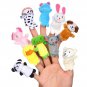 10 Pcs Children Toys Finger Puppet Mini Puppets Hand Plush Animal Baby Kids Dolls Prop