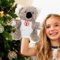 2 Pieces Koala Hand Puppet Theater Infant Toy Educational DIY Realistic Animal Plush
