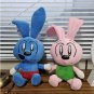 1/2pcs Riggy The Rabbit Plush Doll Cute Rabbit Monkey Stuffed Animals Bunny Plushie Toy
