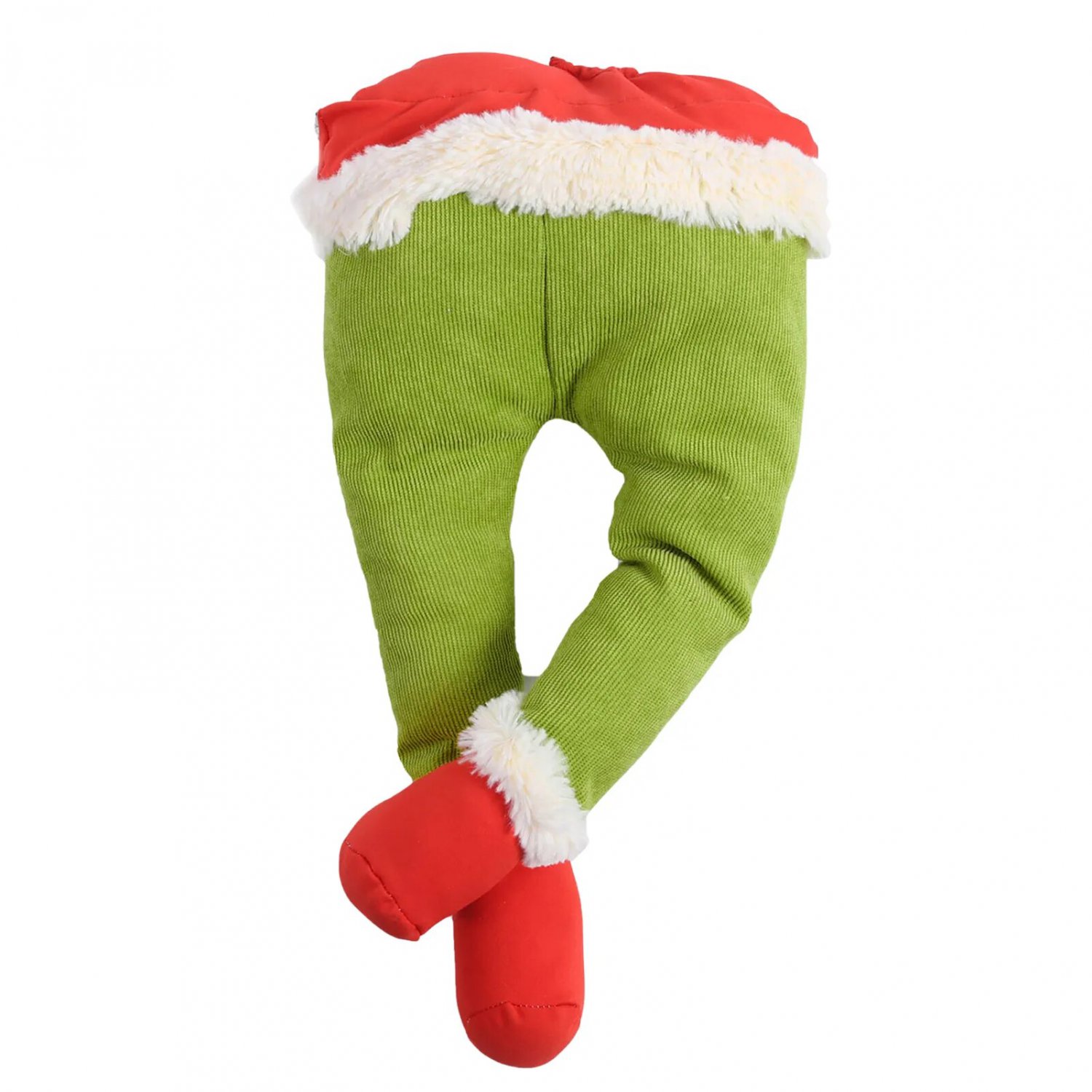 Christmas Tree Ornament How The Grinches Stole Christmas Stuffed Elf Legs Stuck In Christmas