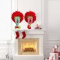 Christmas Elf Legs Xmas Tree Table Door Window Hanging Ornament Fur Strange Plush Leg Doll
