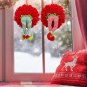 Christmas Elf Legs Xmas Tree Table Door Window Hanging Ornament Fur Strange Plush Leg Doll