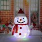 60cm Christmas Snowman LED Light Xmas Toys New Year Santa Claus Creative Party