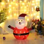 60cm Christmas Snowman LED Light Xmas Toys New Year Santa Claus Creative Party