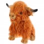 3 styles 25cm Kawaii Simulation Highland Cow Animal Plush Doll Soft Stuffed Cream Highland Cattle