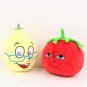 1/2Pcs Ms Lemons and Mr Tomatos Plush Toy Soft Stuffed Horror Game