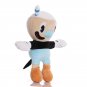 24cm Game Cuphead Mugman Plush Toy Mecup Brocup Evil Legendary Chalice Boss