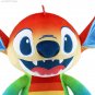Disney 45cm Colorful Stitch Plush Toys Kawaii Rainbow Lilo Stitch Cartoon Anime Plushie Stich Dolls