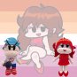 2pcs Set Game Friday Night Funkin Plushies Figures Boyfriend Girlfriend Plush Toys