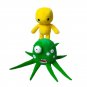 30-33cm Game Wobbly Life Plush Toy Cartoon Game Plush Figure Cute Green Monster Soft Animals