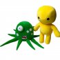 30-33cm Game Wobbly Life Plush Toy Cartoon Game Plush Figure Cute Green Monster Soft Animals