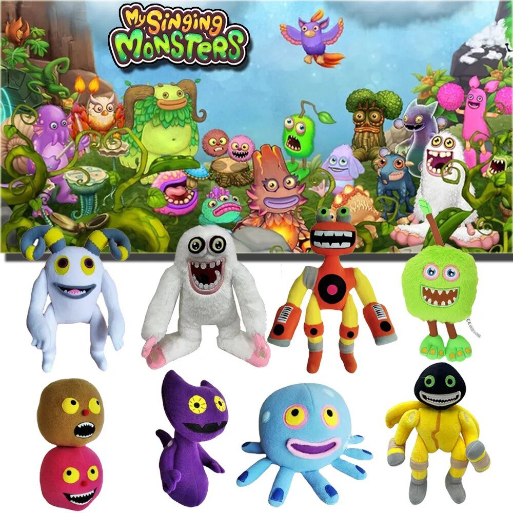 new My Singing Monsters Plush Toy Cartoon Game Plush Toys Soft Stuffed Horror Game