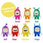 7 Colors Oddbods Plush Toys 18cm/23cm Soft Fuse Pogo Bubbles Slick Zeke Jeff Soft Stuffed Cartoon
