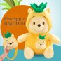 30/70cm Disney Winnie-the-pooh Plush Dolls Pineapple Headgear Winnie Stuffed Plushie Toys