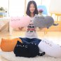 40cm Kawaii Cat Pillow with Zipper and PP Cotton Biscuits Plush Cat Animal Doll Kids Child Baby