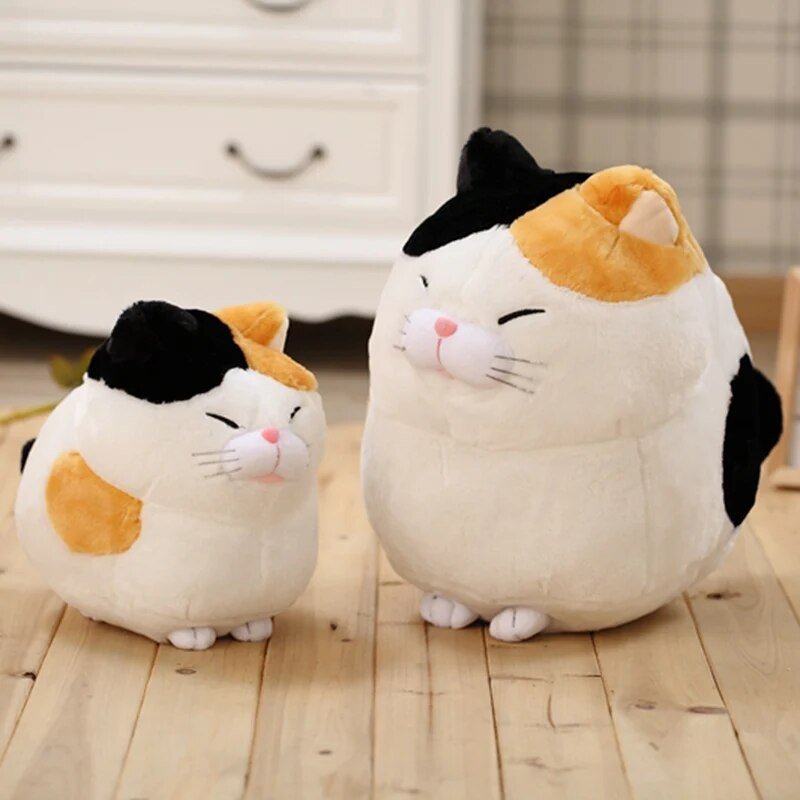 30cm Kawaii Cat Toys Stuffed Animals Janpanese Anime Pusheen Plushie Soft Cute Black Cat Doll