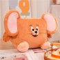 Tom and Jerry Pillow Cartoon Cute Animal Plush Doll Square Cat Cushion Square Toy Children